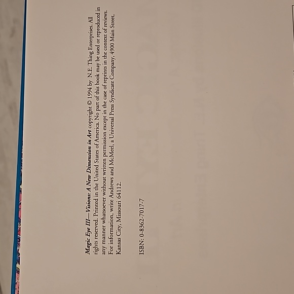 Vintage | Magic Eye 3D Illusion Book Series | Books 1-3 - Picture 10 of 12